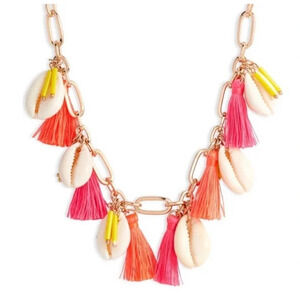 BP from Nordstrom Seashell Tassel Necklace NWT